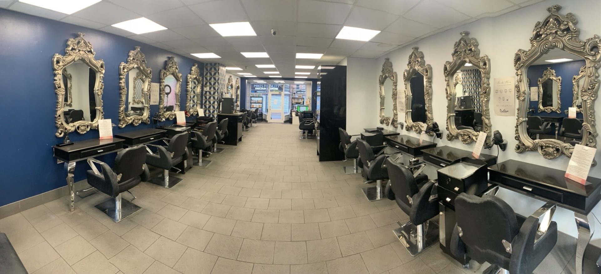 Inside Dudleys Hair Beauty Salon in Bulwell Nottingham