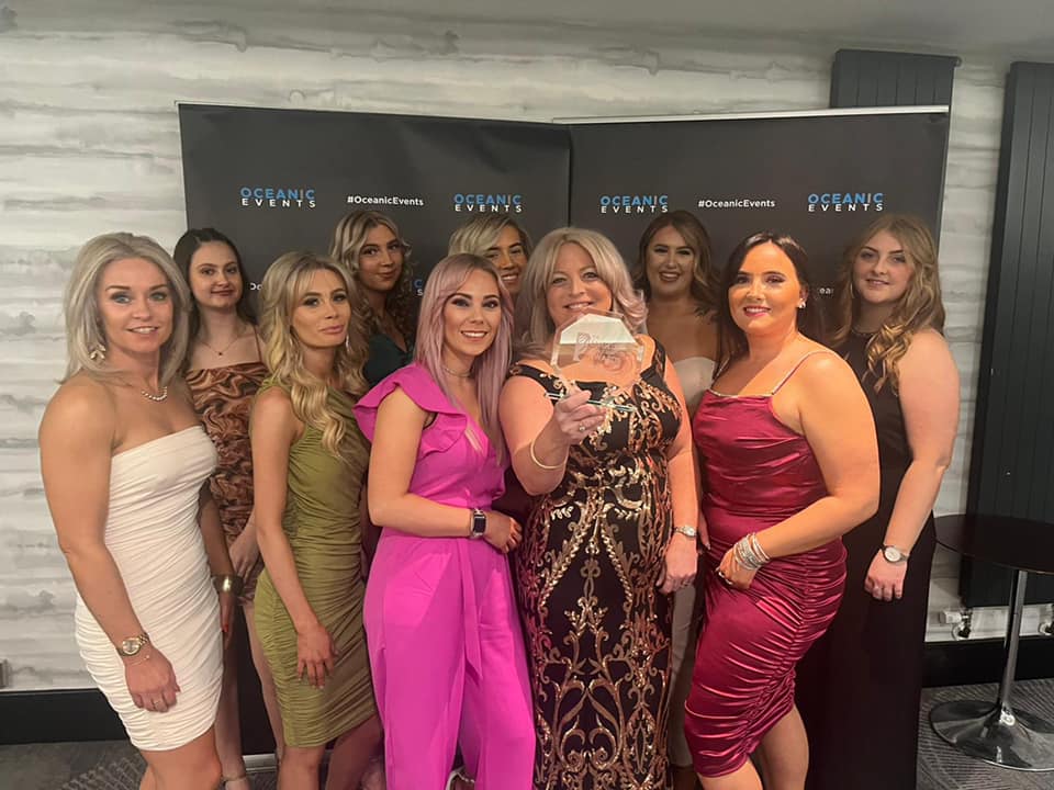 WINNERS for "Team of the year" in the 2022 Hair & Beauty Awards