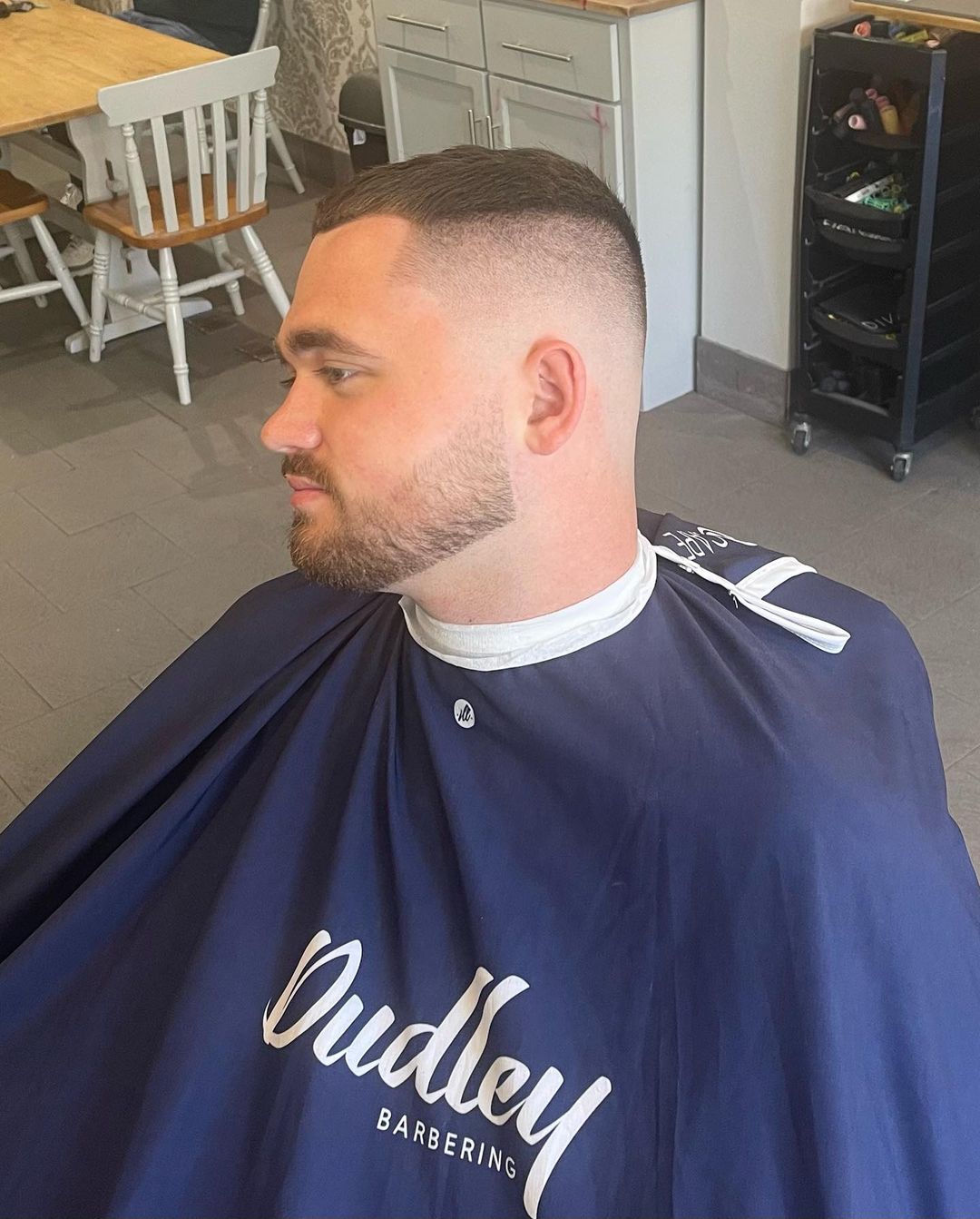 Barbering at Dudley's Hairdressers in Bulwell, Nottingham Barbering at Dudley's Hairdressers in Bulwell, Nottingham